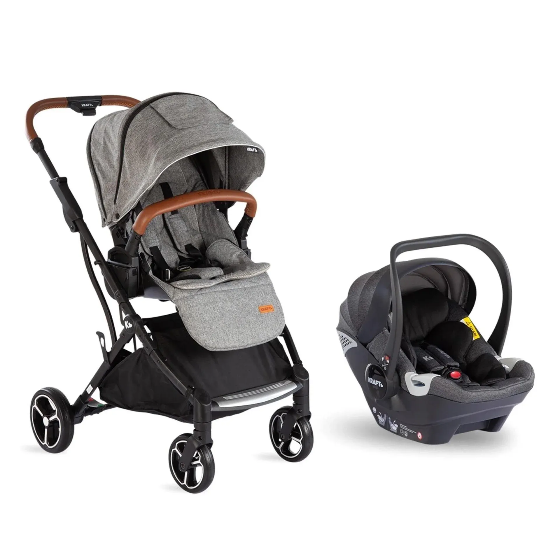 Kraft Lıma Travel Arabası - Light Grey