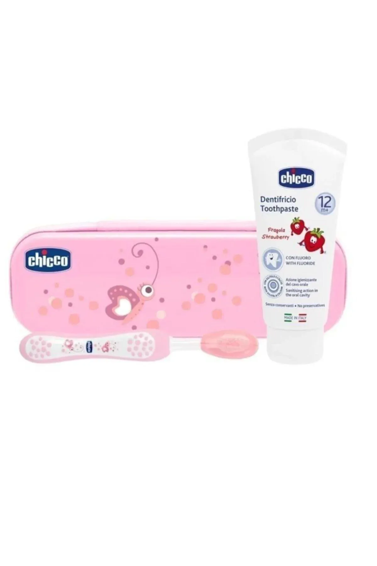 Chicco Diş Fırçası Seti - Pembe