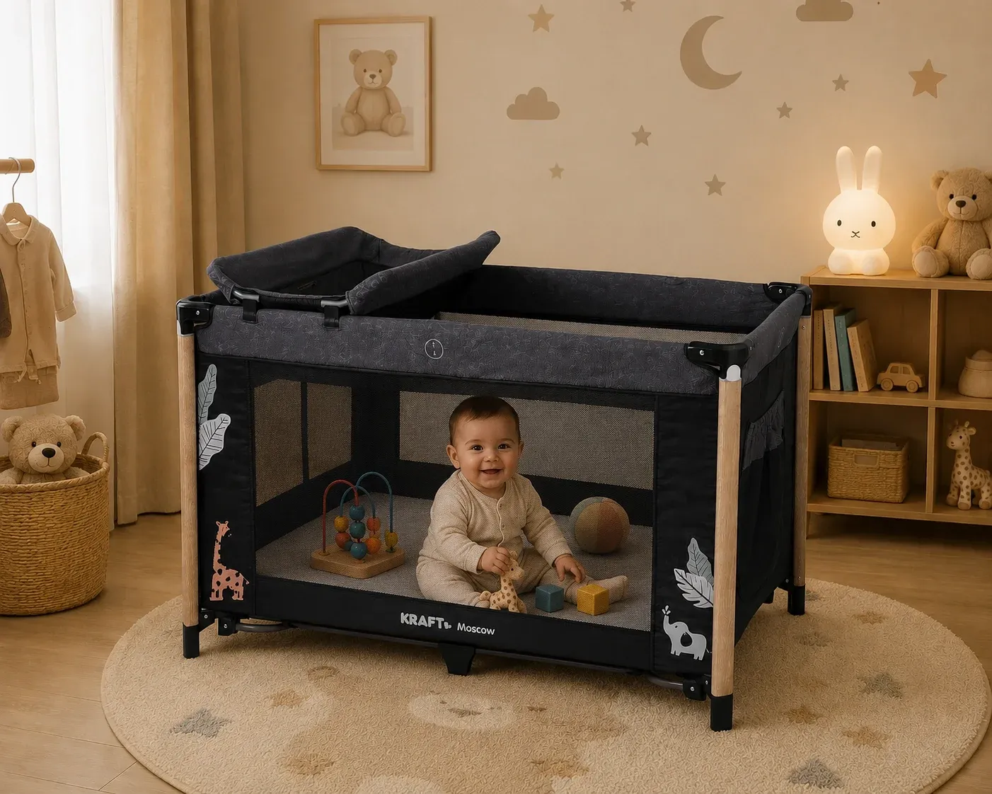 Kraft Moscow Park Yatak Premium Siyah