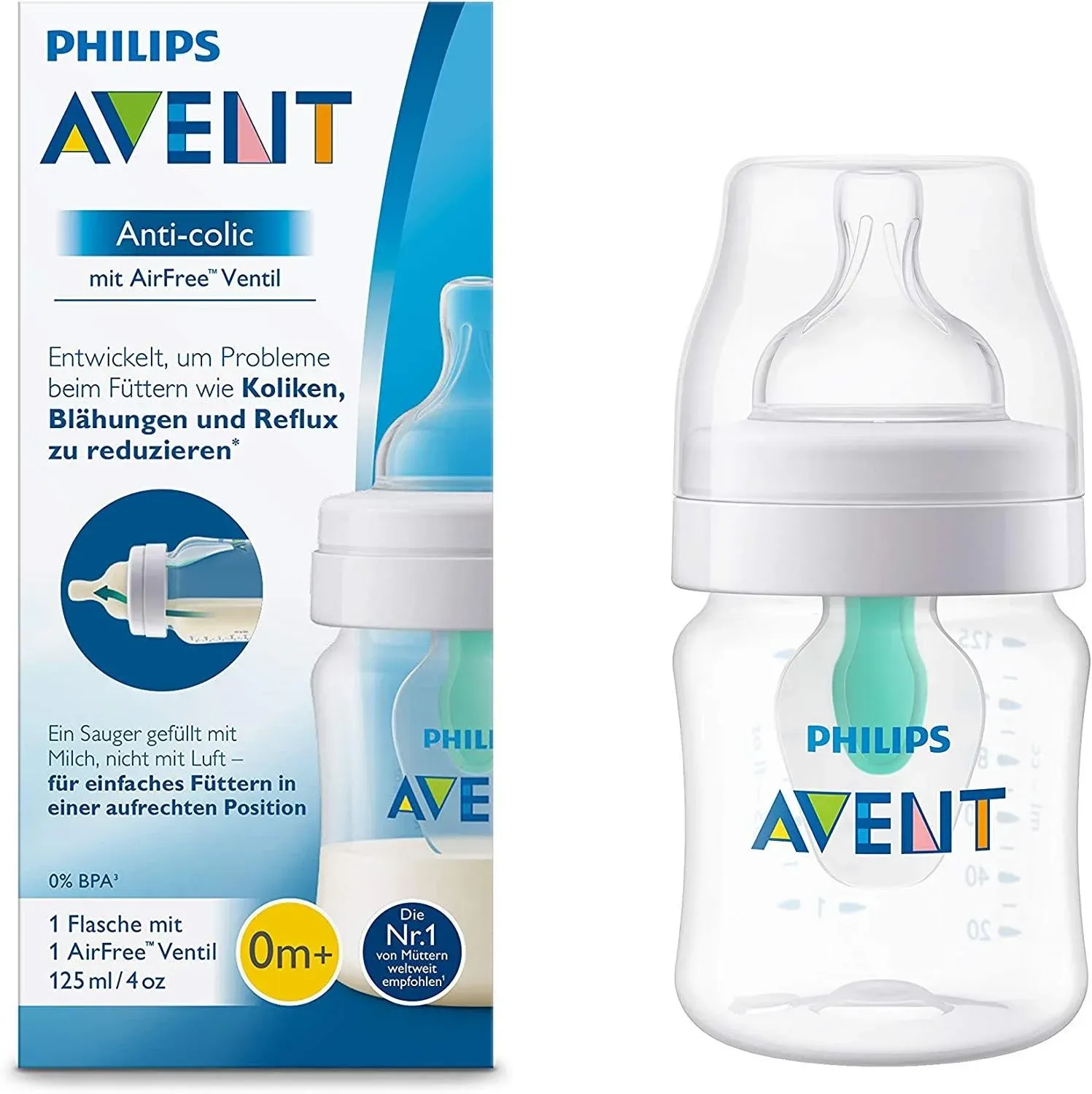 SCF810/14 Avent Anti Kolik Biberon 125 ML