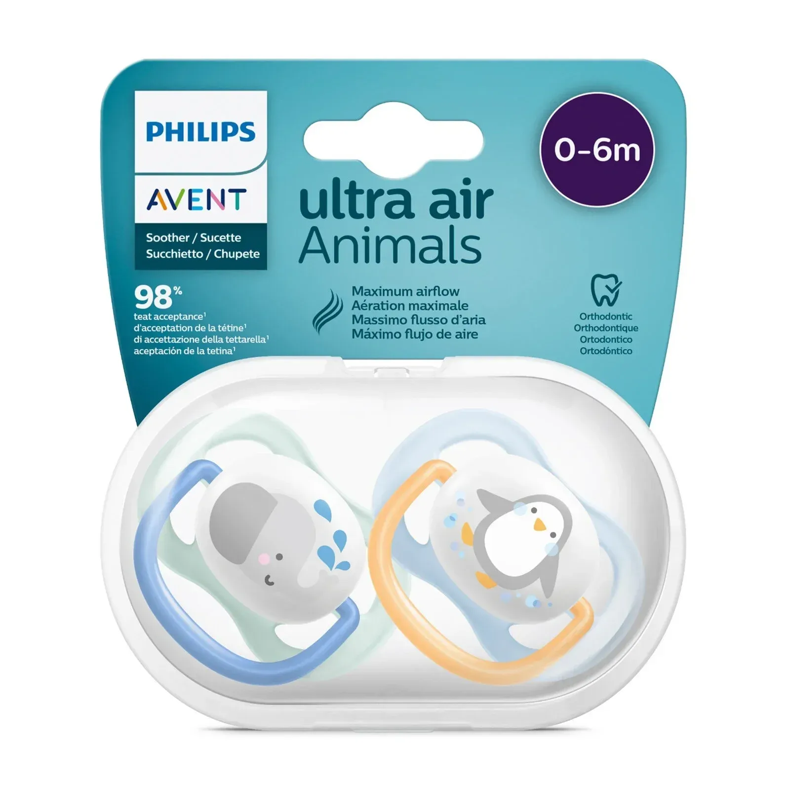 Avent SCF080/07 Ultra Air 6-18 2'Lİ Emzik