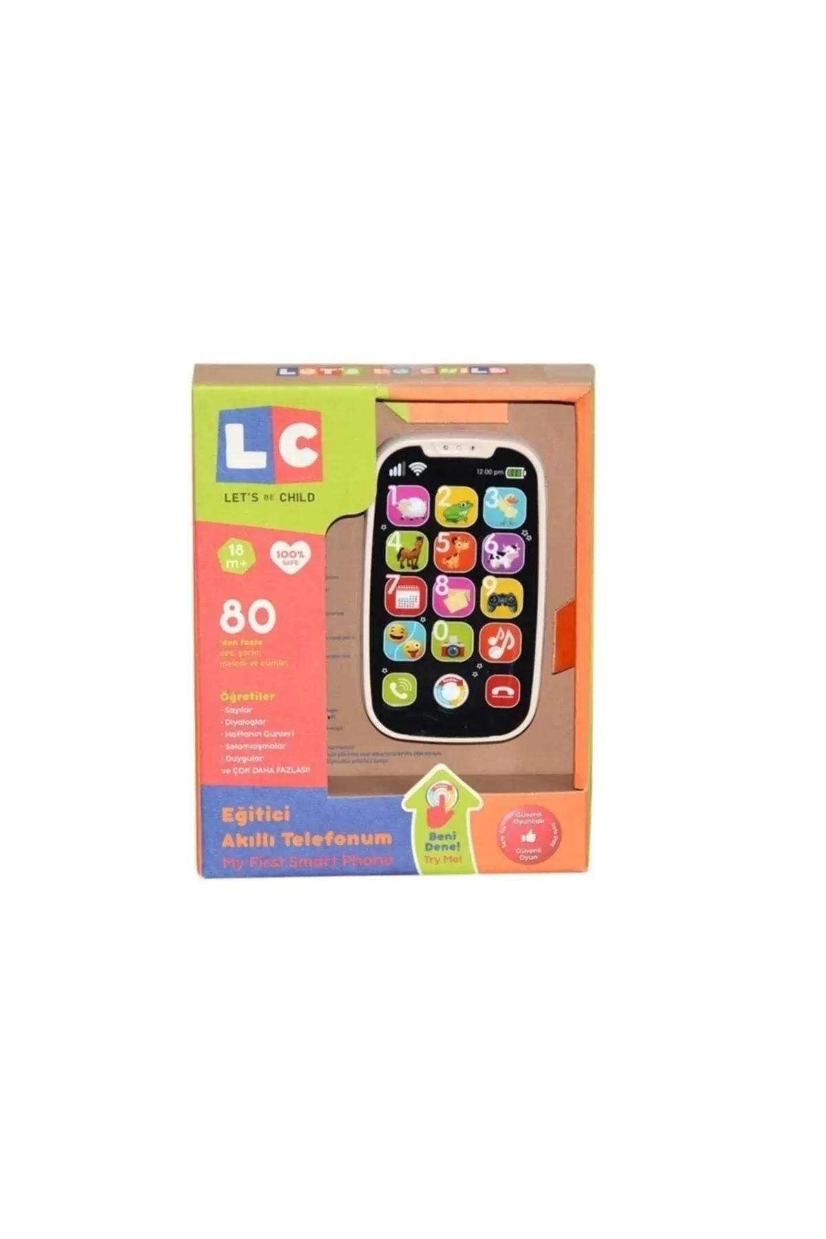 30900 Lc Pilli Eğitici Telefon - Beyaz