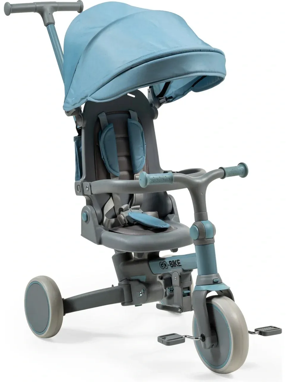 BABY2GO Go Bike Mavi Üç Tekerlekli Katlanabilir Bisiklet