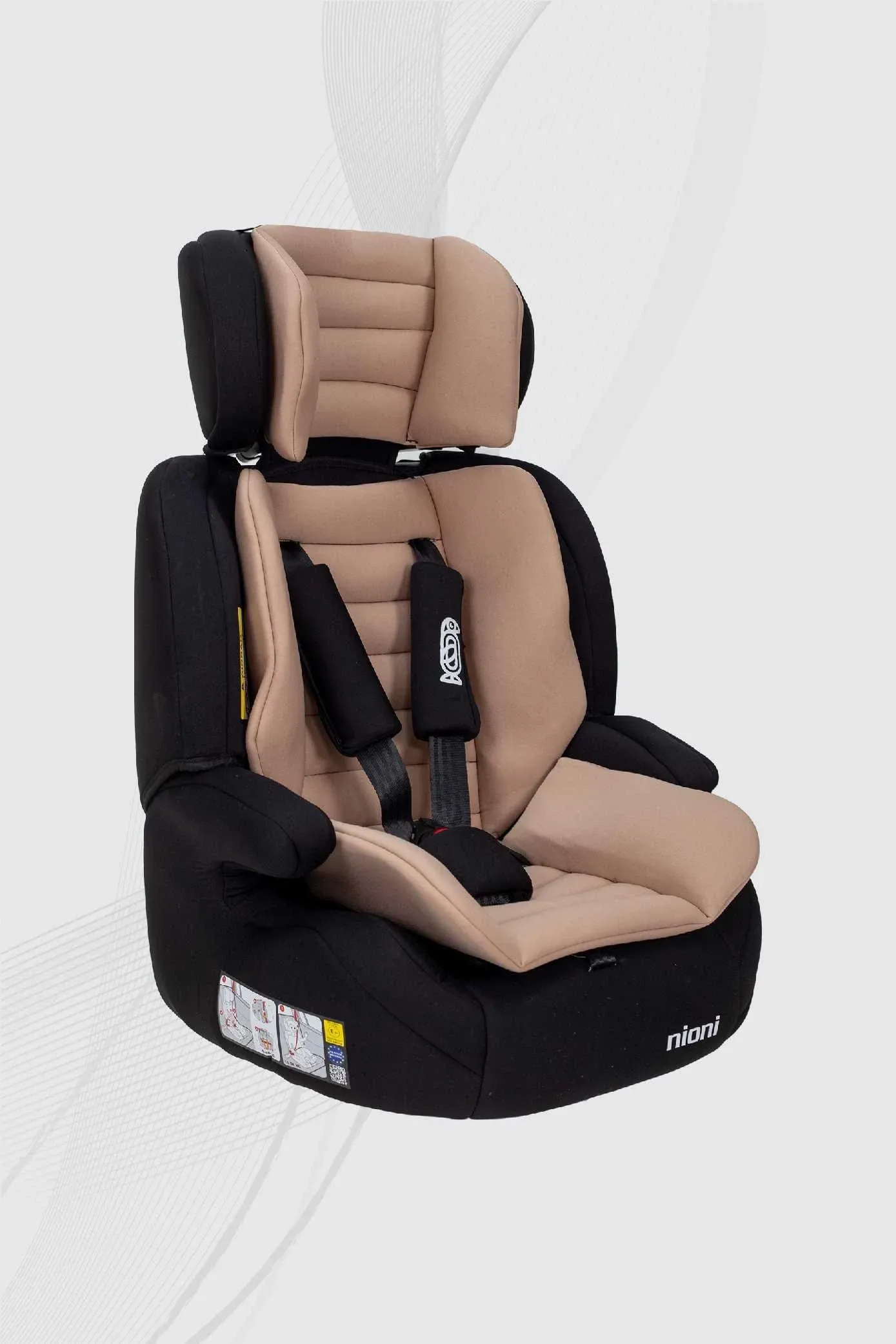 Nioni Space Bej 9-36 Oto Koltuğu