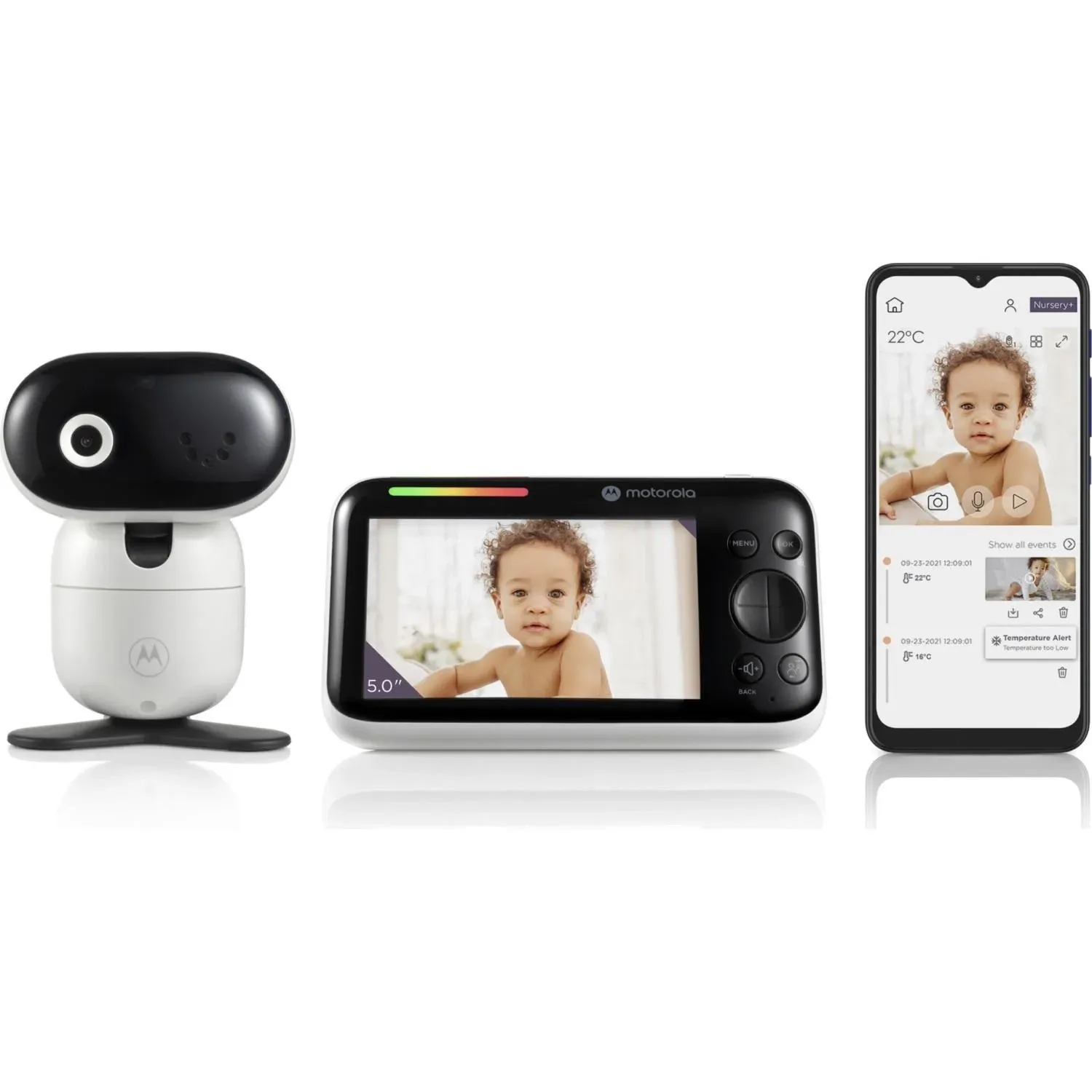 Motorola PIP1510 Wifi Bebek Kamerası 5İNÇ LCD